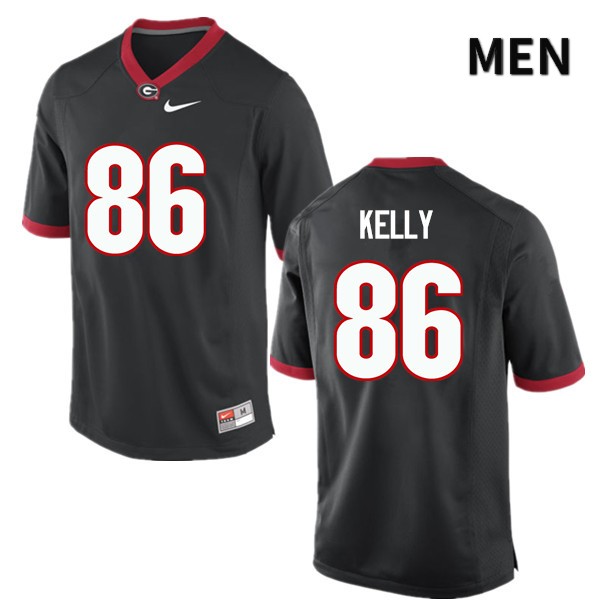 Georgia Bulldogs Men's Davis Kelly #86 Black Stitched College UGA Football Jersey 23PM015MM